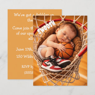 Invitación Descarga digital para baby shower Little Dribbler