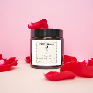 Invitación Descarga instantánea Crescent Moon Stars Candle La