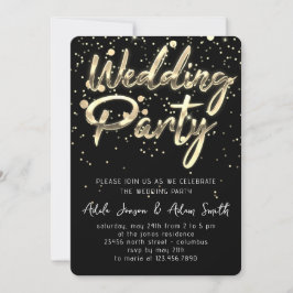 Invitación Descarga instantánea de la fiesta de bodas de oro 
