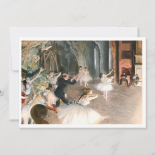 Invitación Descargable El ensayo (1874) Edgar degas