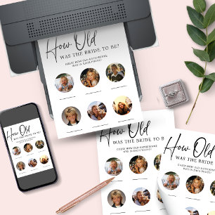 Invitación DESCARGABLE El Viejo Del Juego De Ducha De Novias