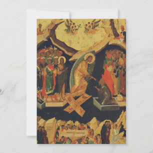 Invitación Descenso de Cristo al Hades Resurrección de Jesús 