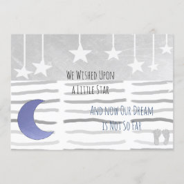 Invitación Deseamos el Baby Shower de Star Boy