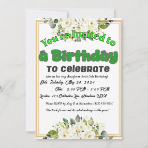 Invitación ¡Deseándole un Año Lleno de Alegría!