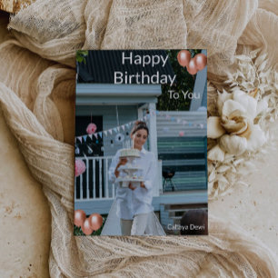 Invitación Deseándote un Día Lleno de Alegría