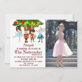 Invitación Desempeño de baile de ballet fotográfico desnudo