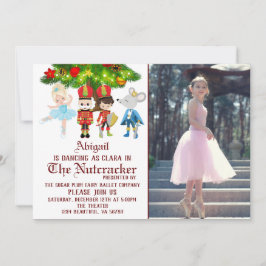 Invitación Desempeño de baile de ballet fotográfico desnudo