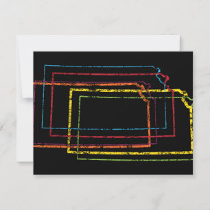 Invitación desenfoque del orgullo de kansas