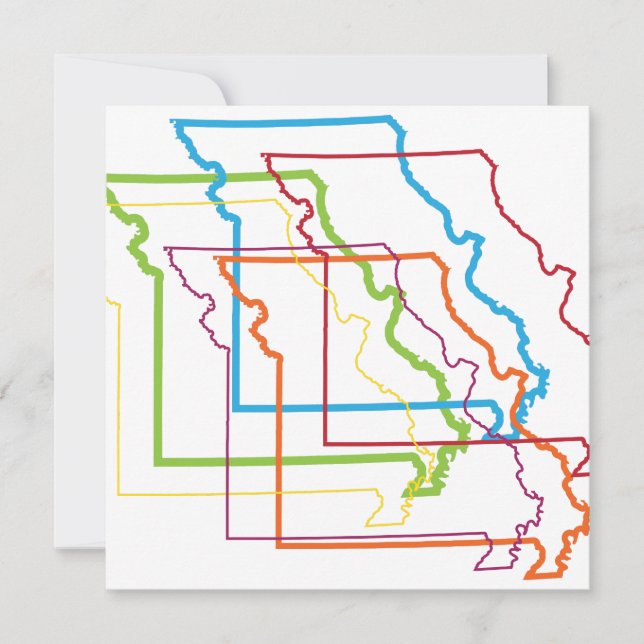 Invitación desenfoque del orgullo de missouri (Anverso)