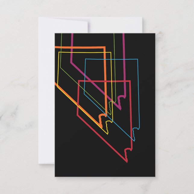 Invitación desenfoque del orgullo de nevada (Anverso)