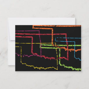 Invitación desenfoque del orgullo de oklahoma