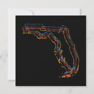 Invitación desenfoque del orgullo florida