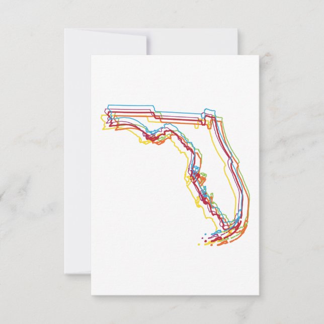 Invitación desenfoque del orgullo florida (Anverso)