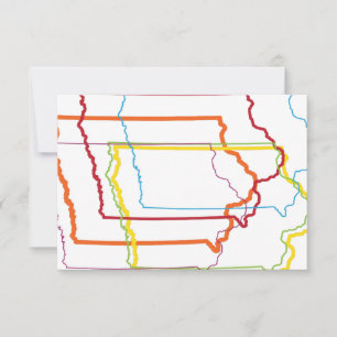 Invitación desenfoque del orgullo iowa