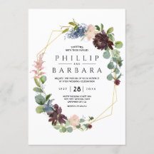 Deseo Bordo Flores Acuarela Azul