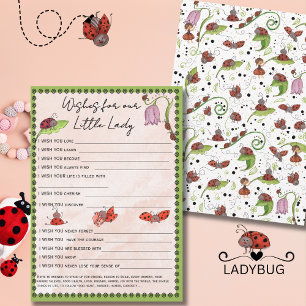 Invitación Deseos de Mariquita Caprichosa para Nuestro Juego