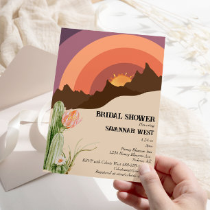 Invitación Desert Sunset Destination Briower