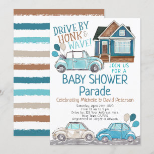 Invitación Desfile de Baby Shower