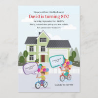 Desfile de bicicletas de cumpleaños