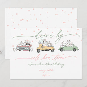 Invitación Desfile De Celebración De La Sorpresa De Los Gatos