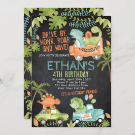 Invitación Desfile de cumpleaños de Dinosaurios