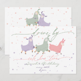 Invitación Desfile de la fiesta de cumpleaños sorpresa de la