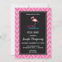 Invitación Desfile de Moda Fabuloso con Despedida de Soltera
