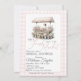 Invitación Desfile de moda nupcial recién salido del mercado