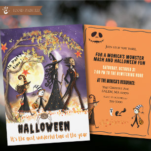 Invitación Desfile de Monstruos de Acuarela Caprichosa de Hal