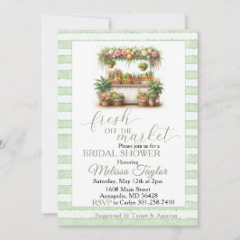 Invitación Desfile de novia recién salido del mercado