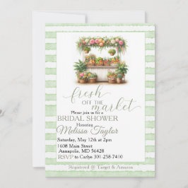 Invitación Desfile de novia recién salido del mercado