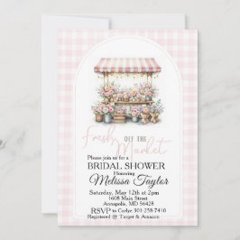 Invitación Desfile de novia recién salido del mercado