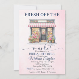 Invitación Desfile de novia recién salido del mercado