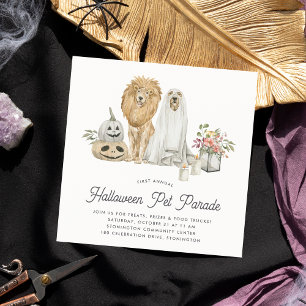 Invitación Desfile Mascota de Halloween
