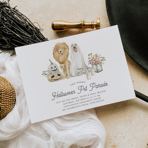 Invitación Desfile Mascota de Halloween