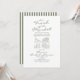 Invitación Desfile Nupcial Fresco del Mercado