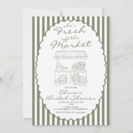 Invitación Desfile Nupcial Fresco del Mercado