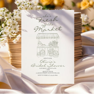 Invitación Desfile Nupcial Fresco del Mercado