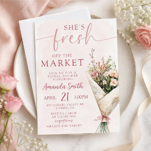 Invitación Desfile Nupcial Fresh off the Market