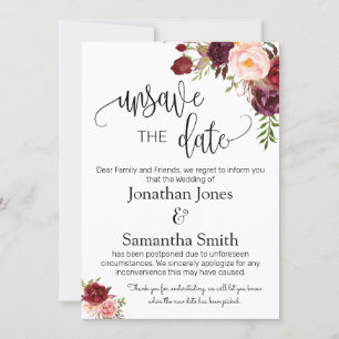 Invitación Desguardar las fechas boda fecha cambiar invitació