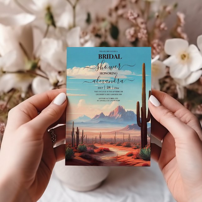 Invitación Desierto de Cactus del Oeste Mexicano Despedida de (Subido por el creador)