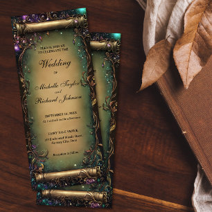 Invitación Despacho Boda de cuento de hadas de bosques encant