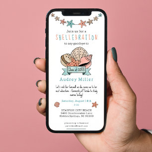 Invitación Despedida de Graduado de Concha Marina