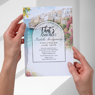 Invitación Despedida de soltera al estilo italiano Polignano 