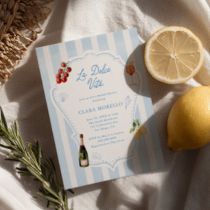 Invitación Despedida de soltera Amalfi Dolce Vita