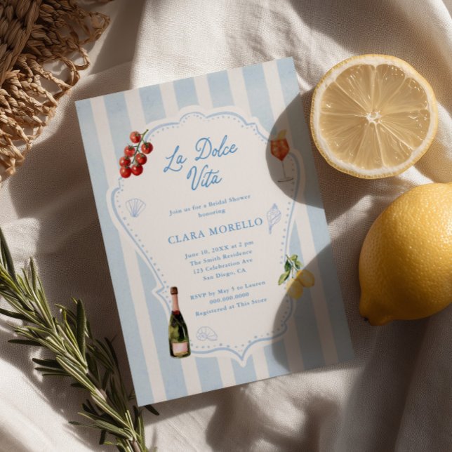 Invitación Despedida de soltera Amalfi Dolce Vita (Subido por el creador)