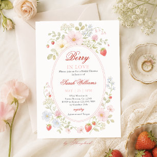 Invitación Despedida de soltera Berry In Love