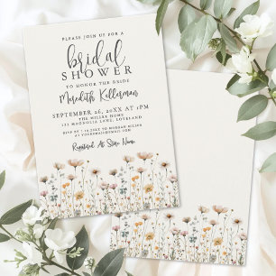 Invitación Despedida de Soltera Boho Flor Silvestre
