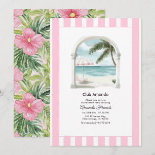 Invitación Despedida de Soltera Club Bride Palm Springs