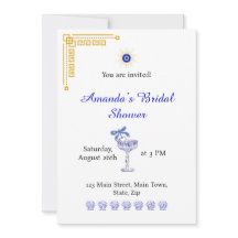 Despedida de soltera con algo azul y griego